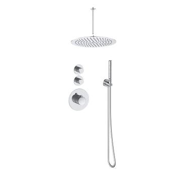 Sani Royal Pro Inbouw Regendouche Chroom Messing met 2, Nieuw