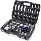 Gereedschapskoffer / Ratelsleutelset 94-delig - Chroom-vanad, Doe-het-zelf en Verbouw, Verzenden, Nieuw