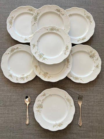 Rosenthal - Ontbijtservies (8) - Porselein - Classic Rose