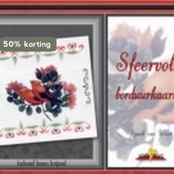 Sfeervolle borduurkaarten / Hobbydols - S. van Went, Verzenden, Gelezen, S. van Went