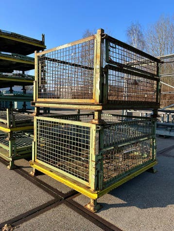 Gaascontainer, Gitterbox, Gaasbak, Container,, Ophalen, Gebruikt, 100 cm of meer, 60 cm of meer