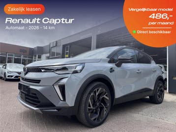 Renault Captur | Zakelijk Leasen vanaf 121,- p/mnd, Nieuw, Financial lease, Lease, Captur