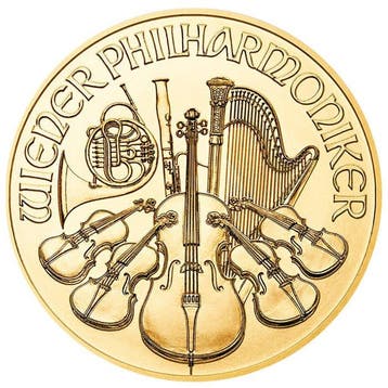 1/4 oz - Goud .999 - Goldmünze Wiener Philharmoniker Random