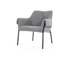 Fauteuil Tony | Grijs Copenhagen | Eleonora, Huis en Inrichting, Fauteuils, Ophalen of Verzenden, Nieuw