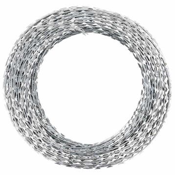 vidaXL Scheermesprikkeldraad concertina gegalvaniseerd staal, Verzenden, Nieuw