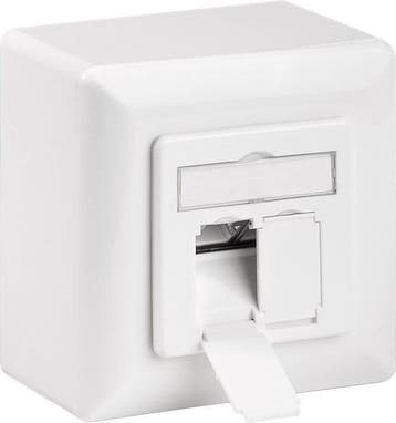 CAT 6A universele wandcontactdoos incl. frame voor, Ophalen of Verzenden, Nieuw