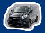 Ford Transit Custom 290 2.0 TDCI 185PK L1H1 Sport Adapt crui, Automaat, Gebruikt, Leder en Stof, Zwart