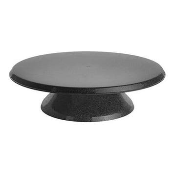 Taartplateau Zwart Draaibaar Ø30x8cm, Verzenden, Nieuw