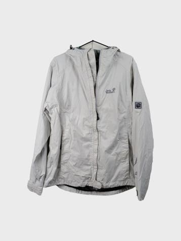 Jack Wolfskin Windbreaker Dames maat XL Grijs Vintage, Maat 46/48 (XL) of groter, Ophalen of Verzenden, Zo goed als nieuw, Jack Wolfskin