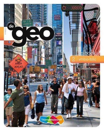 De geo 2 vmbo-b(k); Aardrijkskunde voor de onderbouw Lesboek, Verzenden, Zo goed als nieuw
