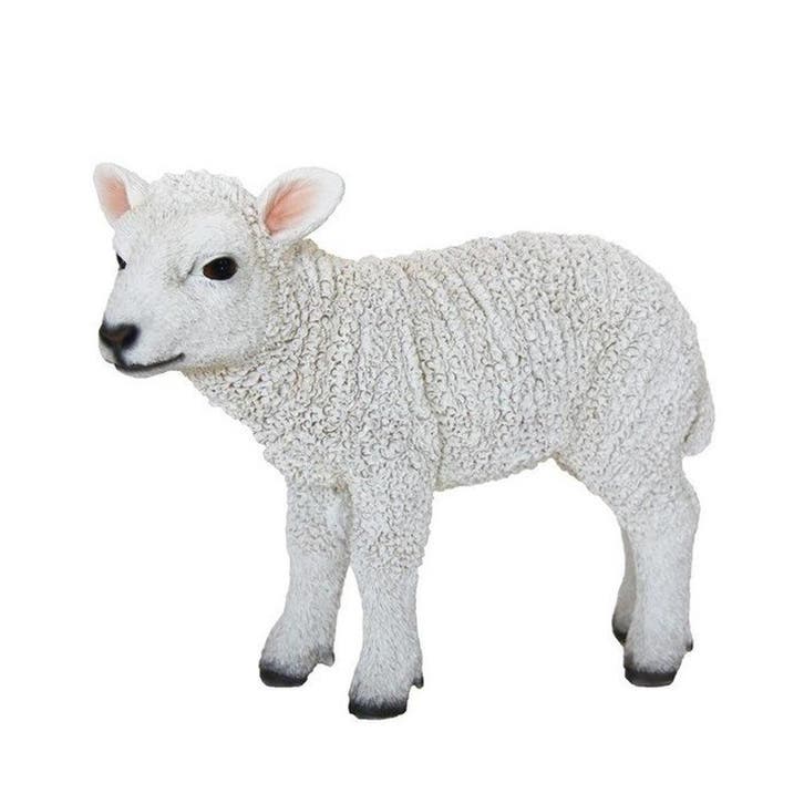 Dierenbeeldje lammetje staand 21 cm - Beeldjes, Verzamelen, Beelden en Beeldjes, Ophalen of Verzenden