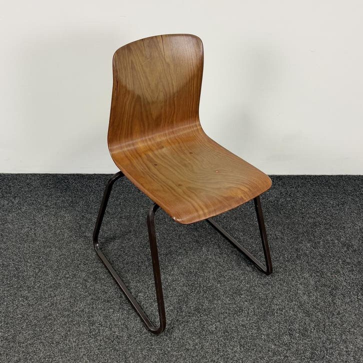 PAGHOLZ Kantinestoel - Slede Onderstel, Huis en Inrichting, Stoelen, Gebruikt, Ophalen of Verzenden