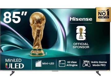 Veiling - Hisense 85U7Q TV 85 inch - 4K mini led ULED 144 Hz, Nieuw