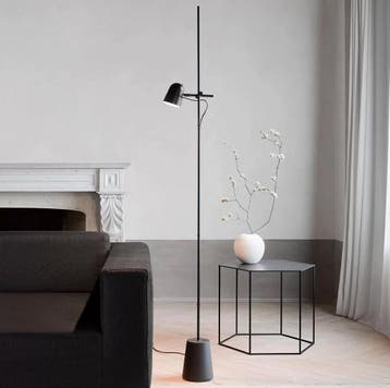 Luceplan Counterbalance vloerlamp, zwart, Overige plaatsen, Ophalen of Verzenden, Gebruikt, Overige typen