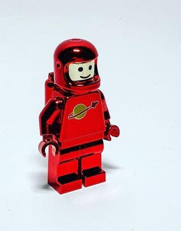 Lego Minifiguur - Classic Space - Chrome Red Plated, Kinderen en Baby's, Speelgoed | Duplo en Lego, Nieuw