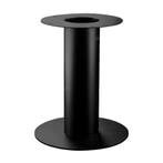 Stalen tafelonderstel zwart kolom met grondplaat Ø 60 cm en, Ophalen of Verzenden, Nieuw