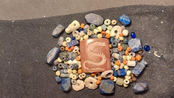 Oudegyptisch naar Romeins Glas meer dan honderd oude kralen