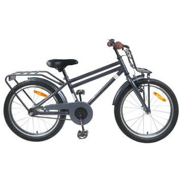 vidaXL Kinderfiets 20 Inch voor 6-11 jaar oud Donkergrijs, Verzenden, Nieuw