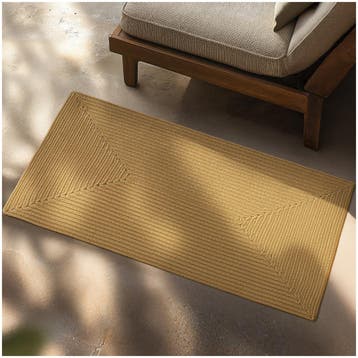 Gevlochten vloerkleed Raya in jute-look - 60 x 90 cm, Verzenden, Nieuw