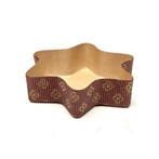 Bakvorm Karton Ster 12,8x8x3,5cm (per stuk), Verzenden, Nieuw