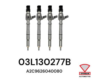 VW Audi Seat Skoda 1.6 TDI Verstuiver Gereviseerd 03L130277B, Ophalen, Nieuw, Volkswagen