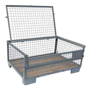 Gitterbox GB014 half met anti-diefstalklep 1240x835x550