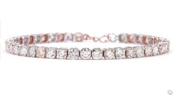 Zonder minimumprijs - Armband - 14 karaat Roségoud, Witgoud, Nieuw