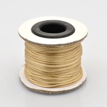 1 rol satijnkoord nylon – Peru 1 mm, 30 meter, Ophalen of Verzenden, Nieuw, Kraal