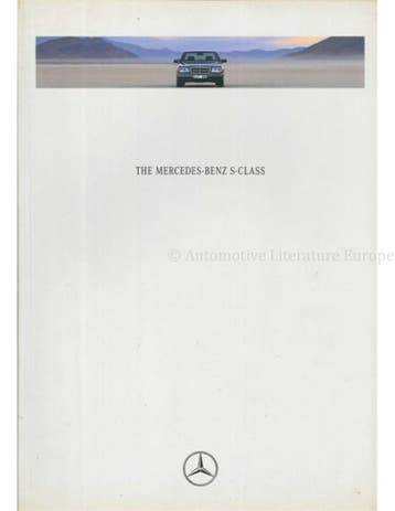 1992 MERCEDES BENZ S KLASSE BROCHURE ENGELS, Boeken, Nieuw, Author