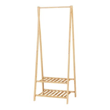 [en.casa] Bamboe kledingrek Öckerö 150x60x40 cm, Huis en Inrichting, Kasten | Kledingkasten, Verzenden, Nieuw