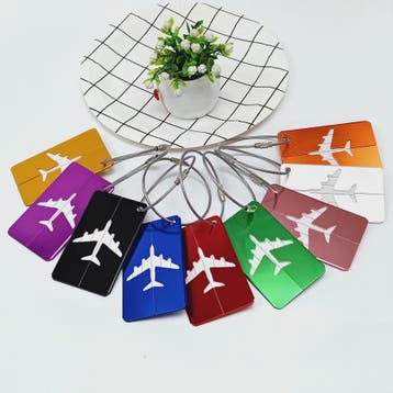 Aluminum Alloy Travel Luggage Tag Hanging Tag Suitcase Tag P, Verzenden, Nieuw