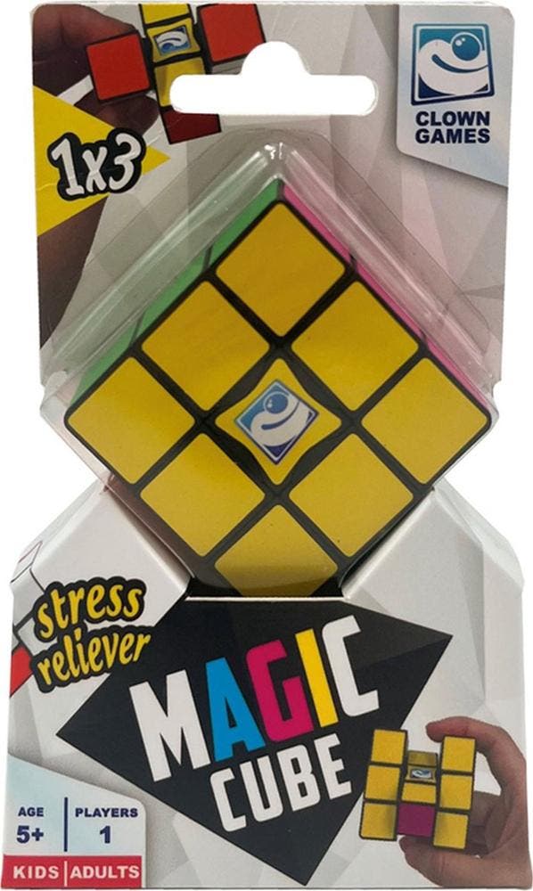 Magic Puzzle - Cube 1x3 | Clown Games - Puzzels, Hobby en Vrije tijd, Denksport en Puzzels, Nieuw, Verzenden