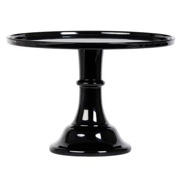 Taartplateau Zwart Melamine Ø30x20cm, Hobby en Vrije tijd, Verzenden, Nieuw