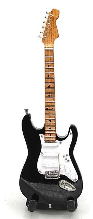 Baby miniatuur replica Fender gitaar 15 cm - Eric Clapton, Verzamelen, Ophalen of Verzenden, Nieuw, Poster, Artwork of Schilderij