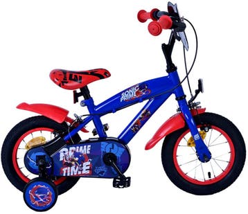 Turbo Crew Kinderfiets - Jongens - 12 inch - Blauw Rood -, Fietsen en Brommers, Fietsen | Kinderfietsjes, Verzenden, Nieuw