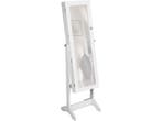 tectake® - Vitrinekast - wit - MDF - 400764, Verzenden, Nieuw