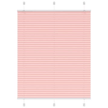 vidaXL Plissé rolgordijn 110x100cm stofbreedte 109,4cm, Verzenden, Nieuw, Roze