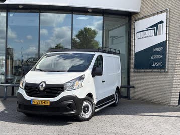 Renault Trafic 1.6 dCi T27 L1H1*A/C*CRUISE*HAAK*3-P*NAVI*TEL, Stof, Gebruikt, Euro 6, Renault