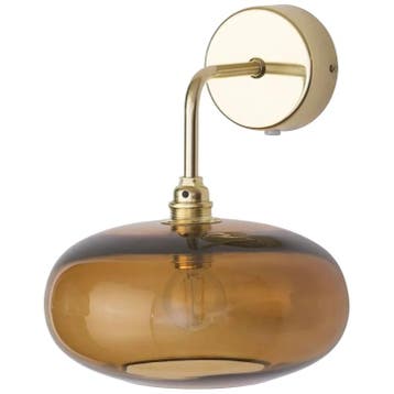 Ebb & Flow Horizon Wandlamp (shiny Gold / Toast), Ophalen of Verzenden, Gebruikt, Metaal