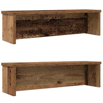 vidaXL Keukenrekken stapelbaar 2 st 50x15x16 cm oud, Verzenden, Nieuw