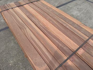 Azobé DAMWAND Planken tegen stuntprijzen!, Planken, Nieuw, Ophalen of Verzenden, Hardhout