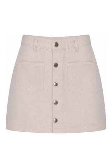 Only Rok in maat M Beige, Kleding | Dames, Only, Verzenden, Gedragen, Beige