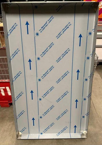 RVS Lekbak voor koeltoonbank – B144 x D84 x H8 cm, Gebruikt