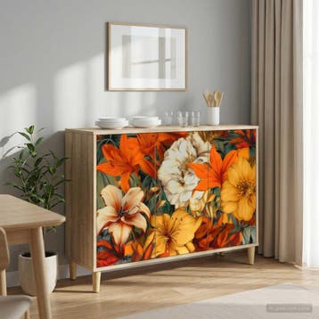 vidaXL Dressoir GENNEP Sonoma 102 x 33 x 75 cm Bewerkt hout, Verzenden, Nieuw, Overige houtsoorten, Minder dan 50 cm
