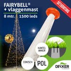 Fairybell 8 meter 1500 leds met Polyester Vlaggenmast 8, Diversen, Nieuw