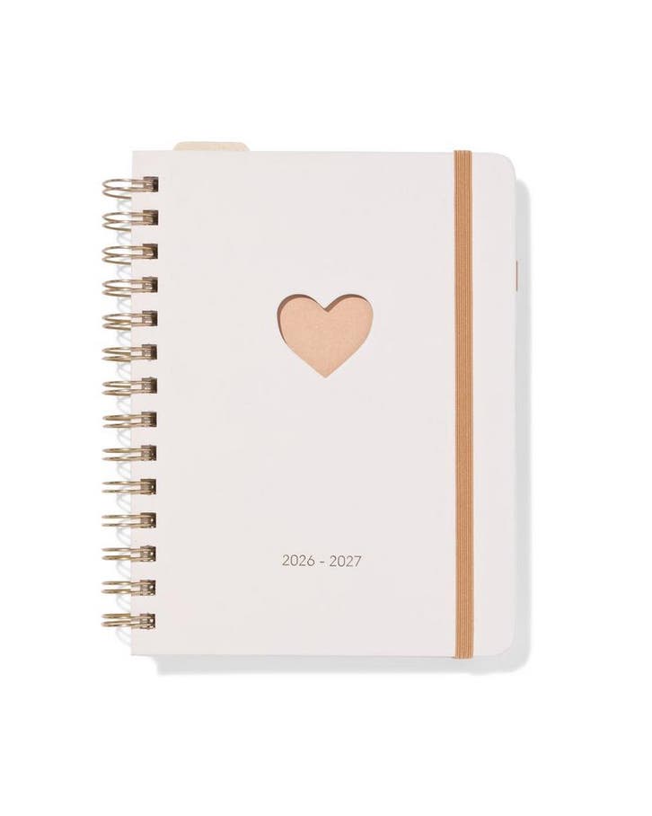 HEMA Schoolagenda 2026-2027 15.7x20.7cm hartje, Diversen, Agenda's, Nieuw, Verzenden