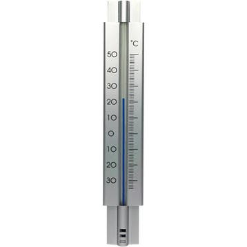 Hendrik Jan Aluminium buitenthermometer zilver 30 cm met..., Ophalen of Verzenden, Nieuw