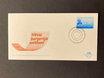 FDC 1970 Burgerlijk Wetboek [N.V.P.H. nr. E102], Ophalen of Verzenden, Gestempeld