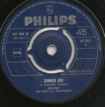 Single - Bob Smit - Op t Eerste Gezicht / Zonder Jou, Cd's en Dvd's, Verzenden, Nieuw in verpakking