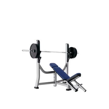 Life Fitness - Signature Olympic Incline Bench - Bench Press, Ophalen of Verzenden, Zo goed als nieuw
